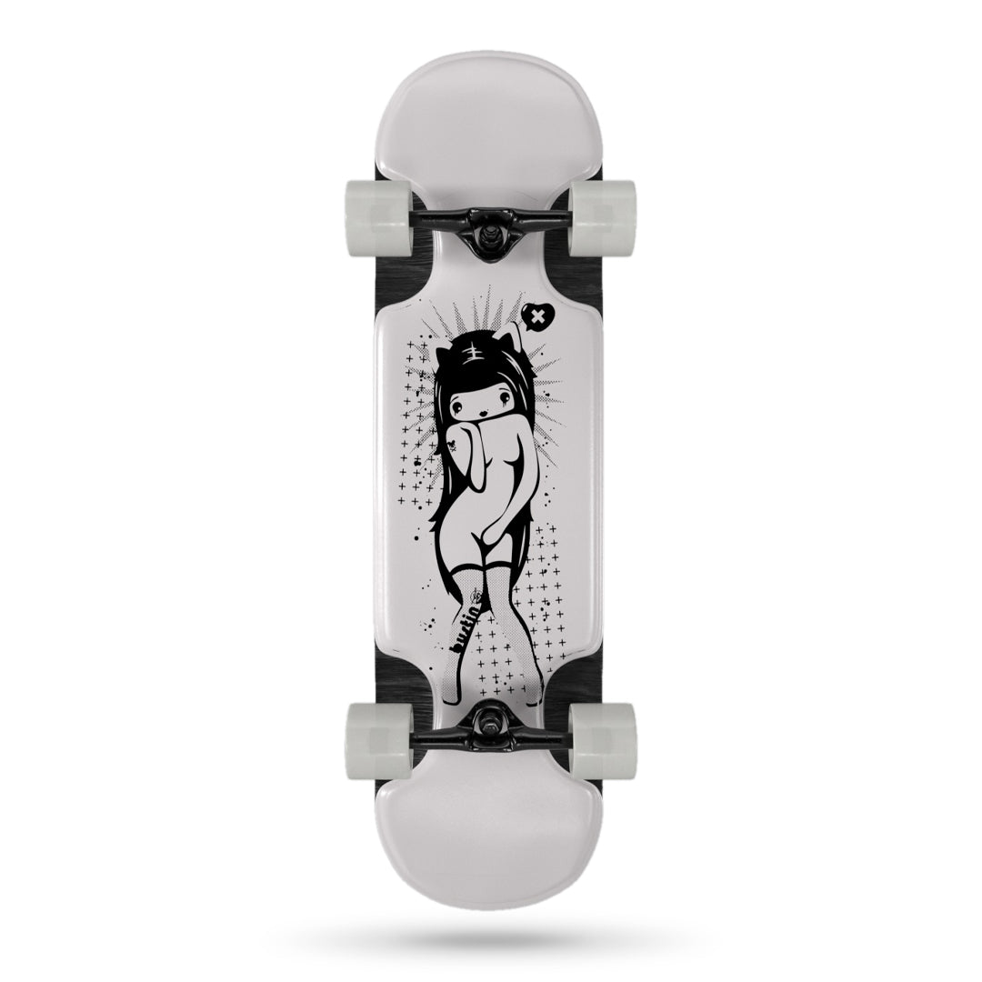 Bustin Yoface White (Yann Graphic) – Bustin Boards Co