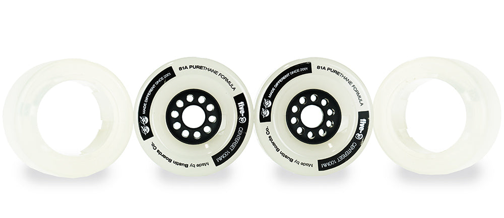 Five-O™ 100mm Hybrid Wheel Set (clear)