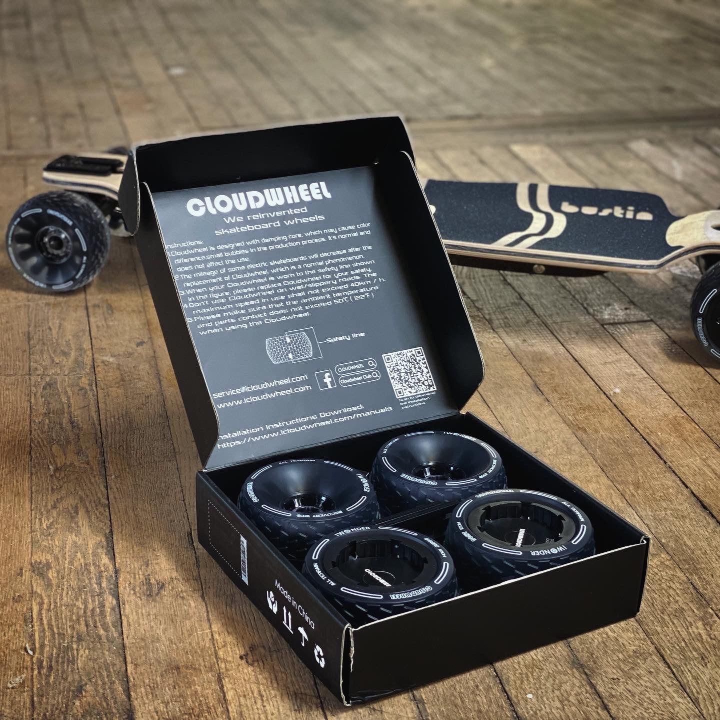 CLOUDWHEEL 120mm All Terrain Wheel Set (Sportster Hybrid Only)