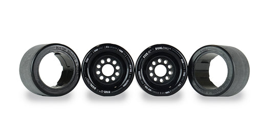 Five-O™ 83mm Hybrid Wheel Set (black)